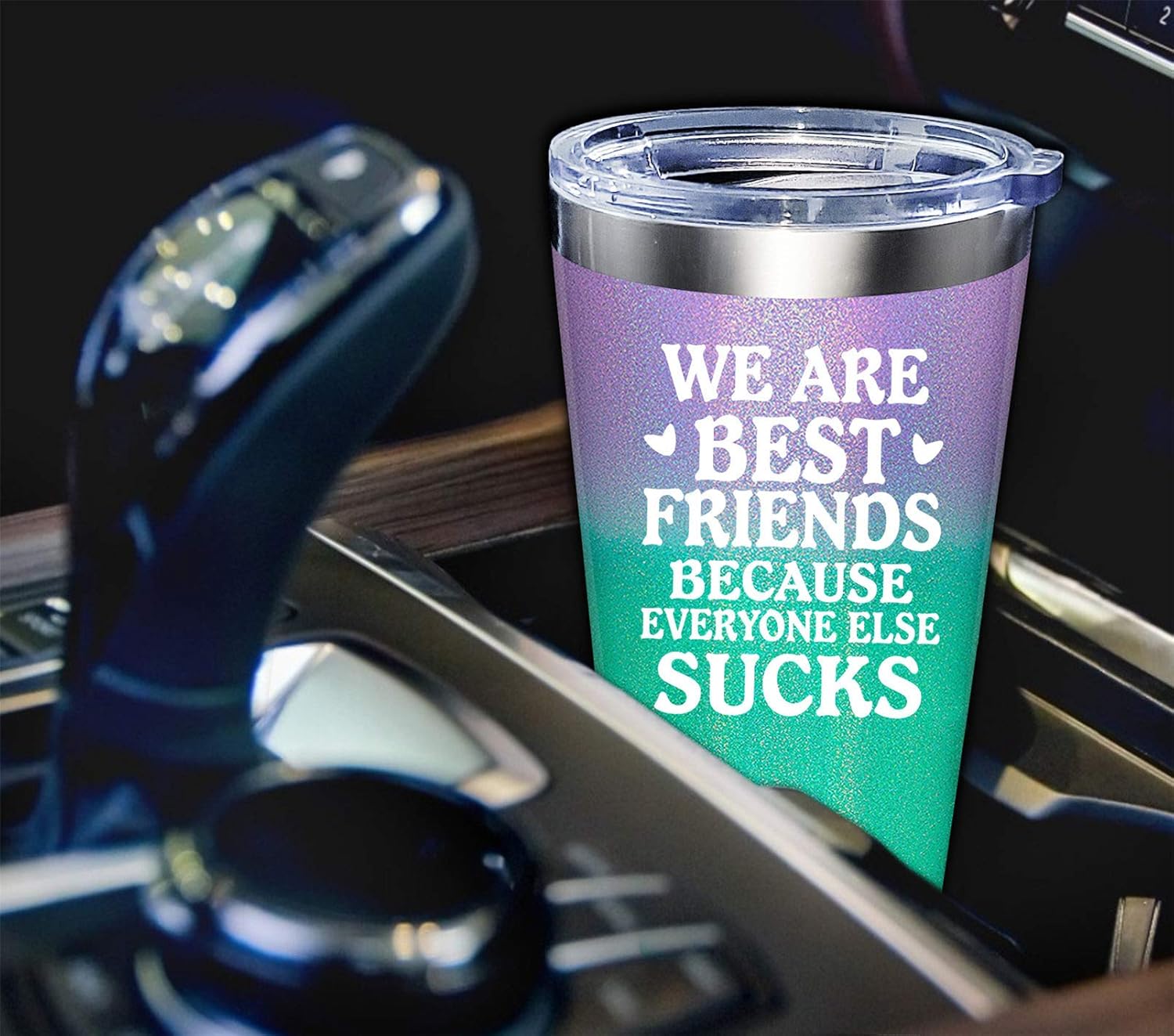 Bеѕt Cуbеr Dеаlѕ 🔥 Best Friends Gifts for Women - Funny Friendship Birthday Gifts for Best Friend, Female Friends, Bestie, BFF - 20oz Tumbler Cup - Glitter Mermaid