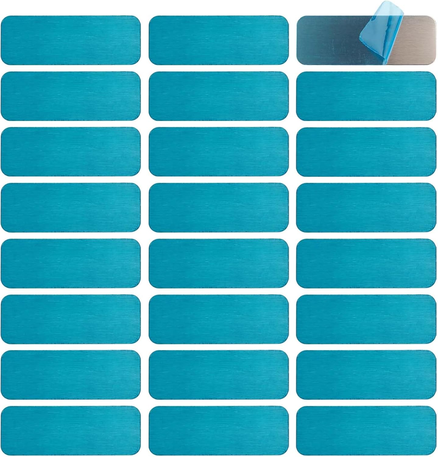 24 Pcs Under Cabinet Lights Magnetic stickys，Replacement Magnetic Strips with Adhesive Backing for Rechargeable Motion Sensor Lights Wireless Under Counter Light for Cabinet Lighting