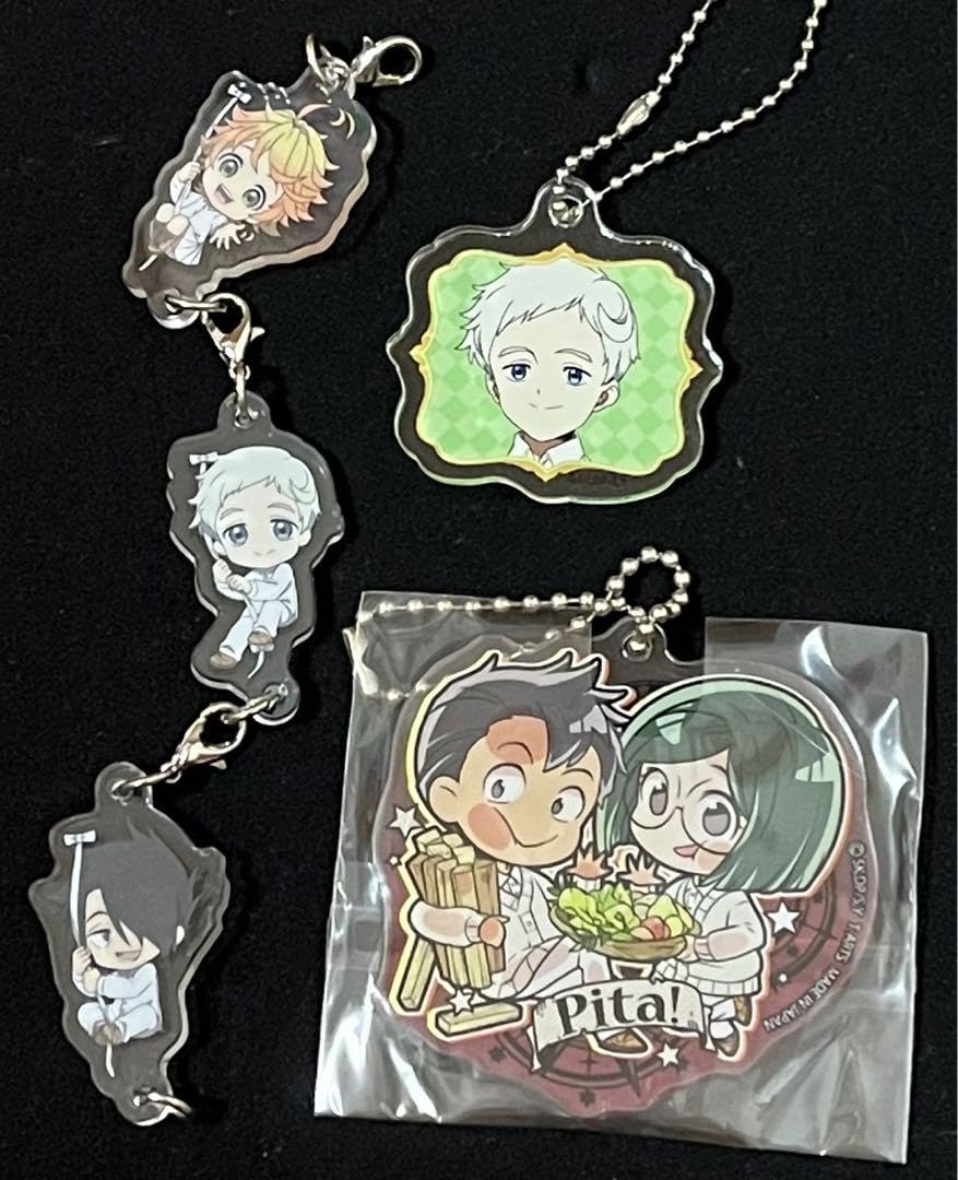 Amazon.co.jp: 約束のネバーランド アクキー セット ぴたでふぉ