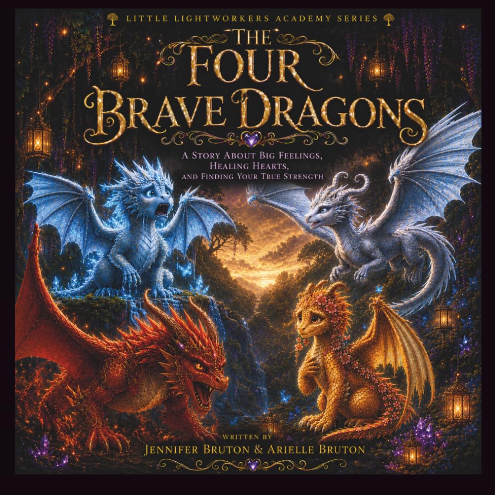 The Four Brave Dragons: A Story About Big Feelings, Healing Hearts And Finding Your True Strength (Little Lightworkers Academy Series)