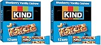 Vista 12 de KIND - Barras saludables de arándano, vainilla y anacardos, con 0.18 onzas de proteína, libres de gluten, de 1.4 onzas, 12