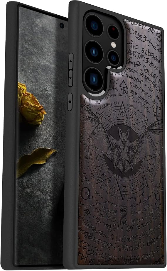 Carveit Wood Case for Galaxy S23 Ultra