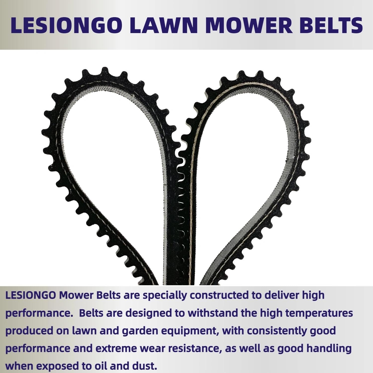 Mower Drive Belt 1/2" X 75 1/4" for Husqvarna 574870901, FD 52M, FD 61M, MZT52, MZT61, MZT61 BF, MZ52, MZ5224 S, MZ61, MZ6128