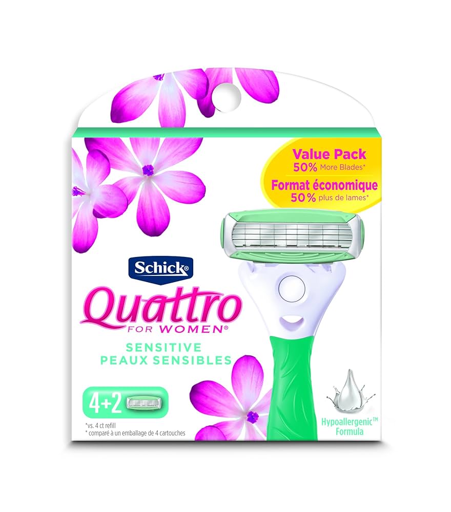 Schick QUATTRO4 QUATTRO5 32個セット Amazon.com: Schick Quattro Womens Value Pack with 1 Razor