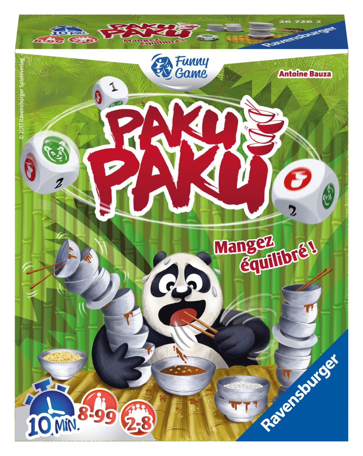 Ravensburger Paku Paku – Gioco Di Atmosfera E Abilità Con Dadi E Piatti – Per 2-8 Giocatori, Dagli 8 Anni – Versione Francese - 3