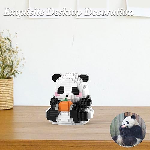 Miniatura 2 de MJDDJA Mini bloques de construcción panda de calabaza de Halloween, juegos de bloques de construcción de Halloween para niños de 6, 7, 8, 9+, juegos