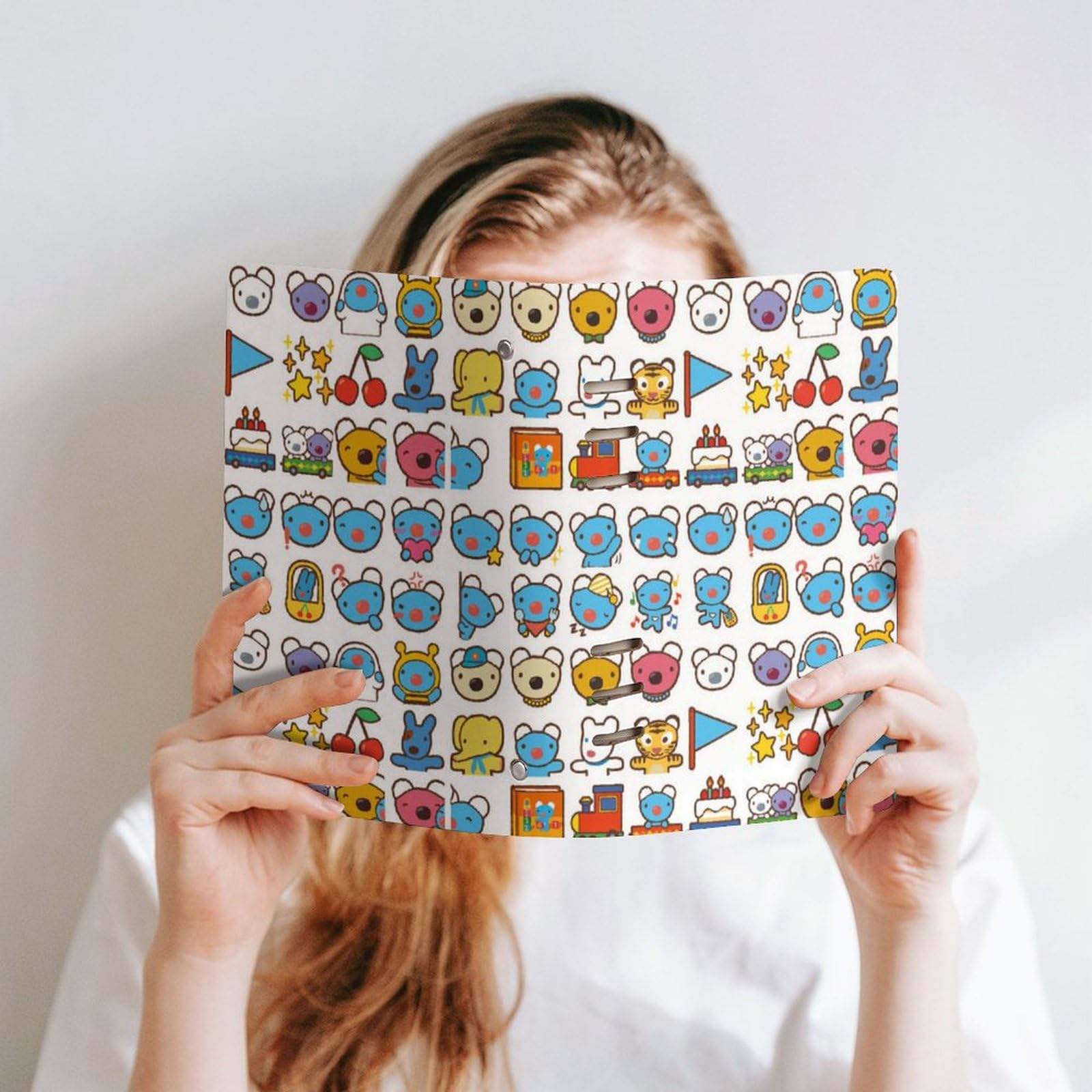 Amazon.co.jp: ペネロペ システム手帳 PU ノートメモ帳 バインダー