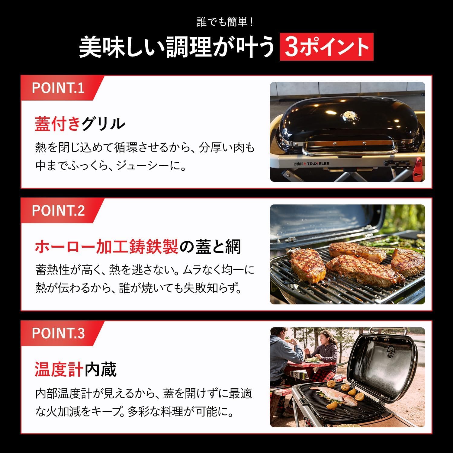 Amazon | Weber(ウェーバー) バーベキュー コンロ BBQ ポータブル