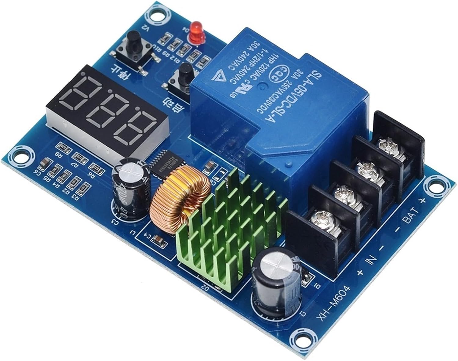 XH-M604 Battery Charger Control Module DC 6-60V Storage Lithium Battery Charging Control Switch Protection Board