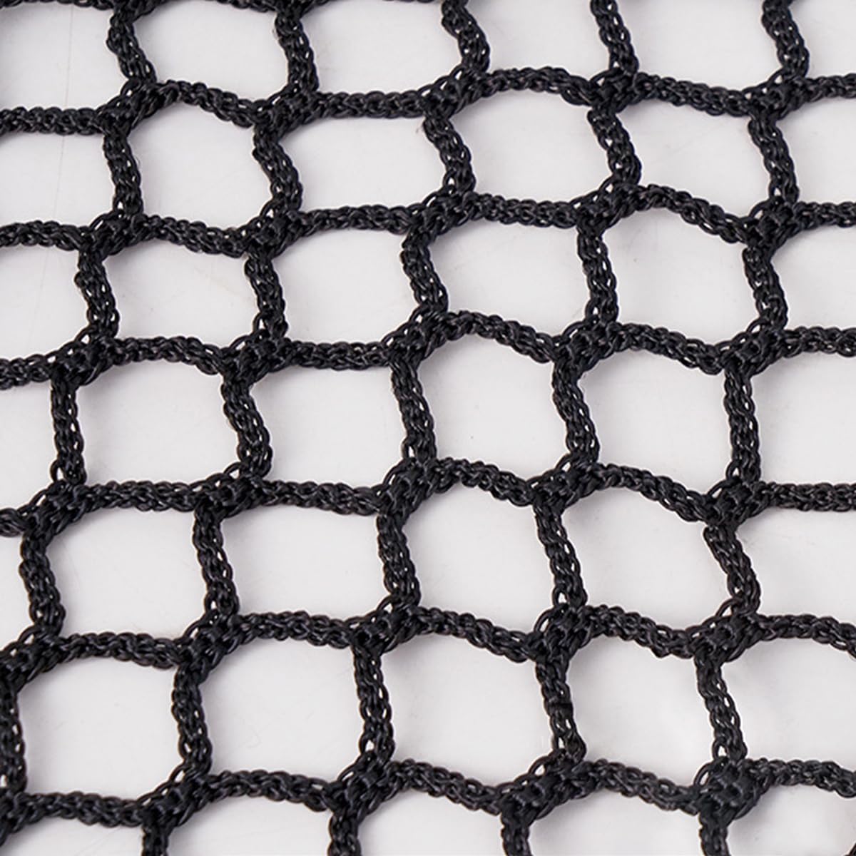 Pithsdp Black Safety Rope Net For Kids Pet,Exterior Guardrail For Stair Balcony,Knotless Fence Baseball Softball Protective Polyester Sports Netting(Size:0.5m*3M(1.64Ft*9.84Ft),Color:black)