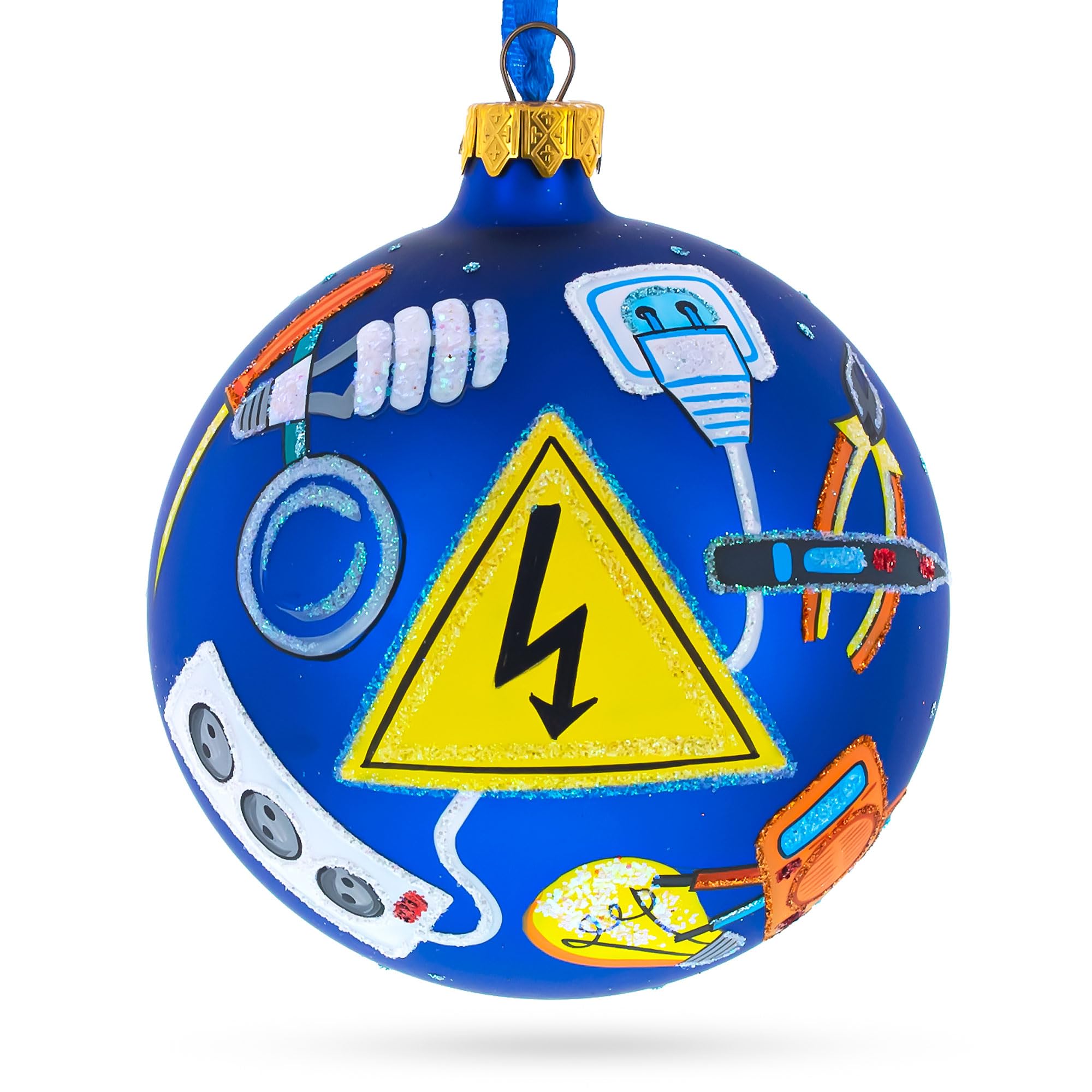 Boîte à outils électrique pour suspendre une boule en verre de Noël sans risque de casse