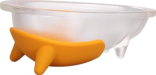 Miniatura 1 de Hario Wanco Plate Point - Tazón de comida para perros (5.1 fl oz, amarillo, porcelana)
