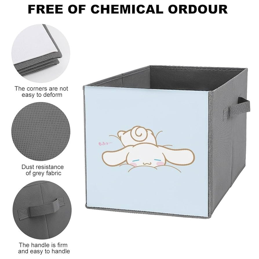 シナモンロール　収納ボックス　ケース　物入れ　キャスター付き シナモンロール 収納ボックス ケース 物入れ キャスター付き