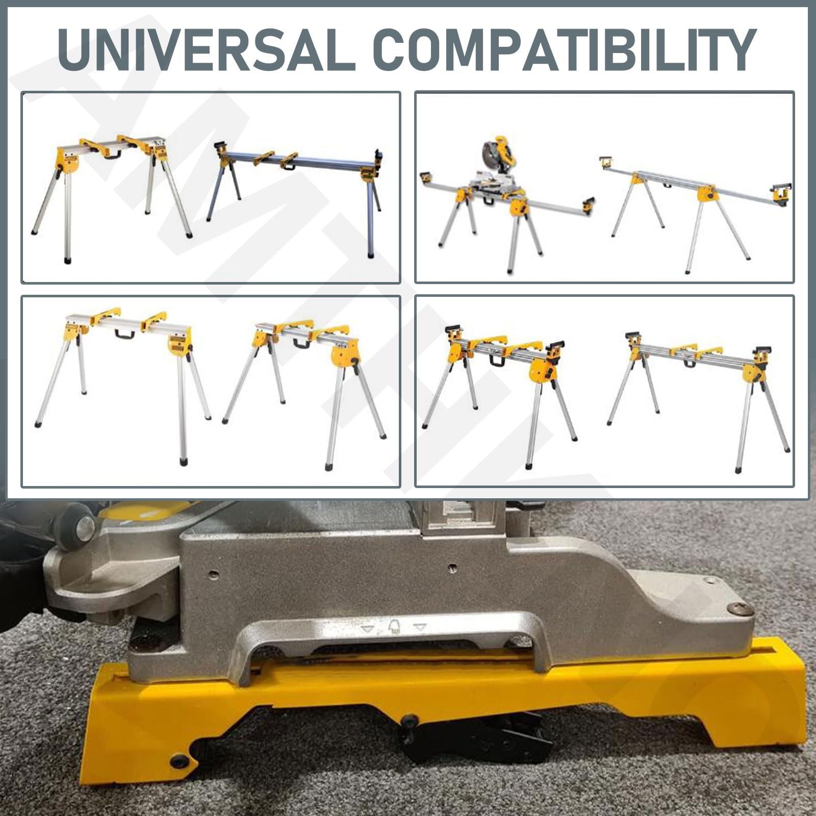 Soportes de montaje para sierra ingletadora N087371 y clips de pieza de liberación de palanca N087366 N087367 N087371 compatibles con De-Walt DWX724 DW730 DWX725 DWX725B DW723 DWX723 DE7030 DW723 1