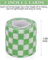 Vista 2 de Vet Wrap - Vendaje autoadherente, vendaje cohesivo, cinta multifunción para perros, gatos, caballos, pájaros, animales, no tejida, cinta deportiva