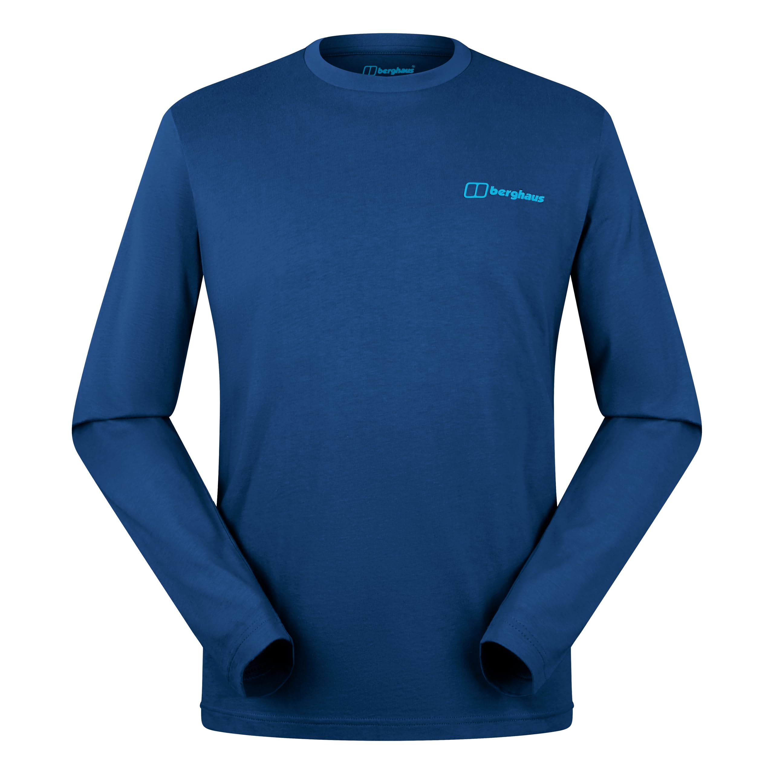 Berghaus Men's Grappled T-Shirt | 100% Cotton Non-Technical T-Shirt, Hale Navy, S