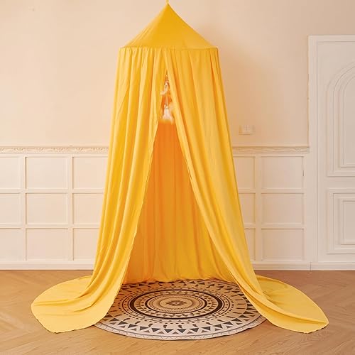 Vista 14 de dix-rainbow Toldo de decoración de princesa para cama de niños, toldo de cama suave y duradero para habitación de niñas, toldo de tienda de campaña