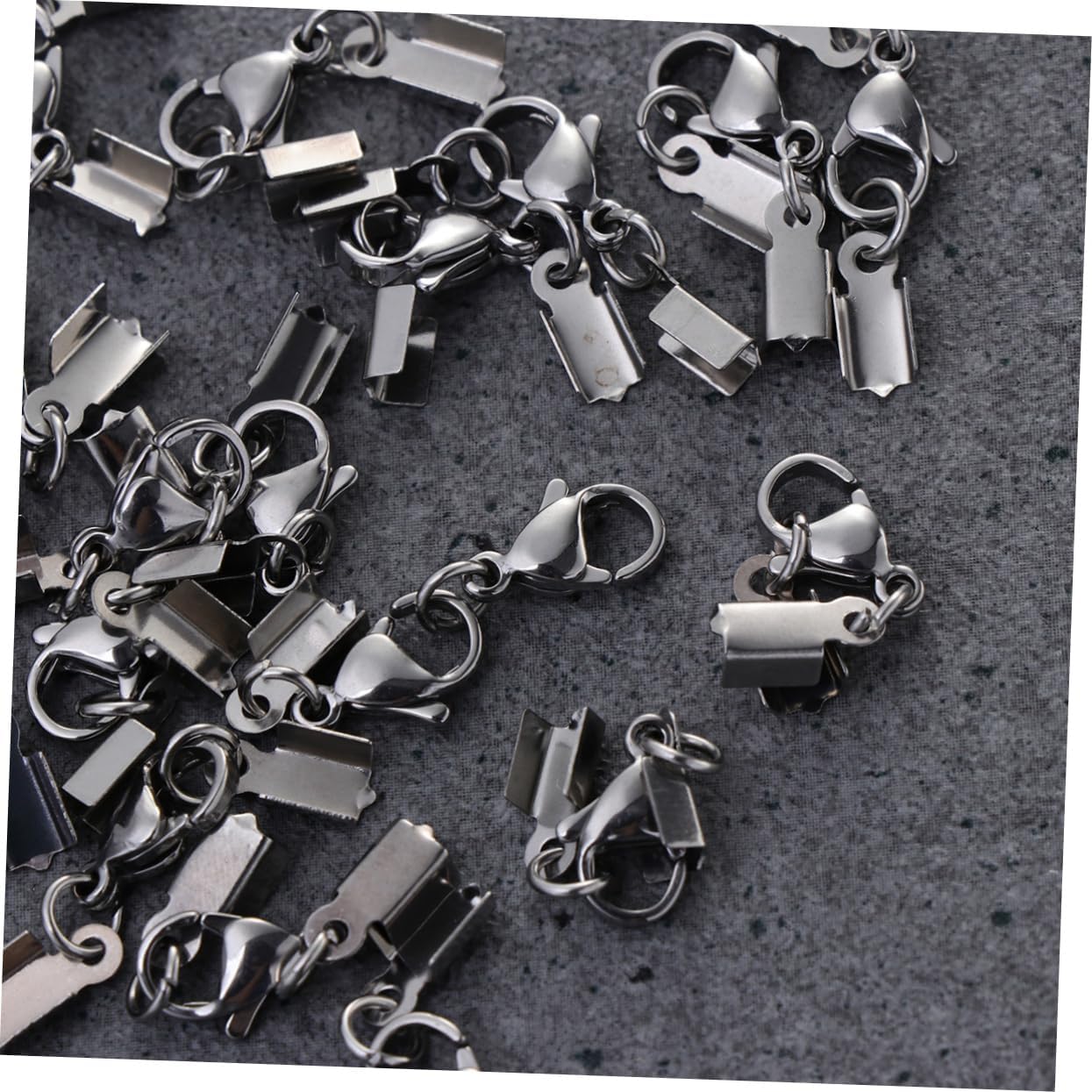 Amosfun 3sets Necklace Clips Lobster Clasps for Necklace Lobster Jewelry Jewelry DIY Accessory 48pcs*3