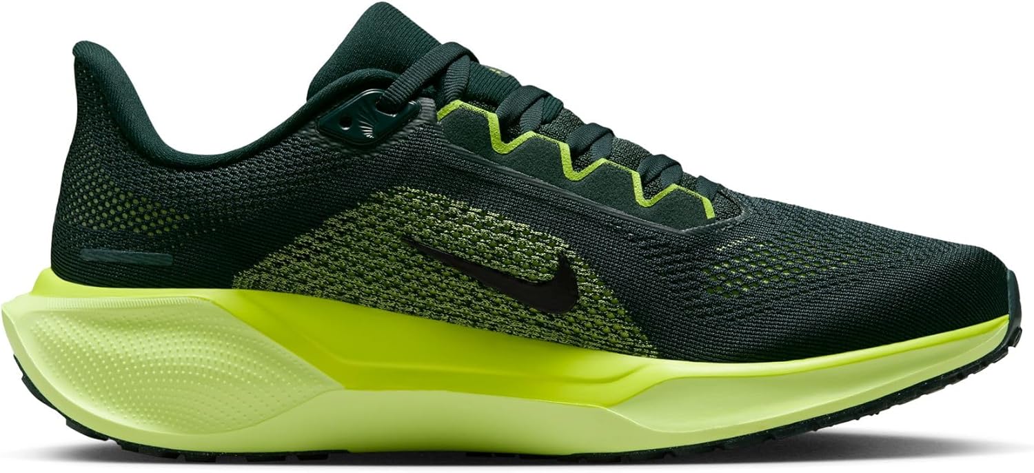 Nike Pegasus 41 Women's Road Running Shoes (Seaweed/Cyber/Light Lemon Twist/Black) - Image 10