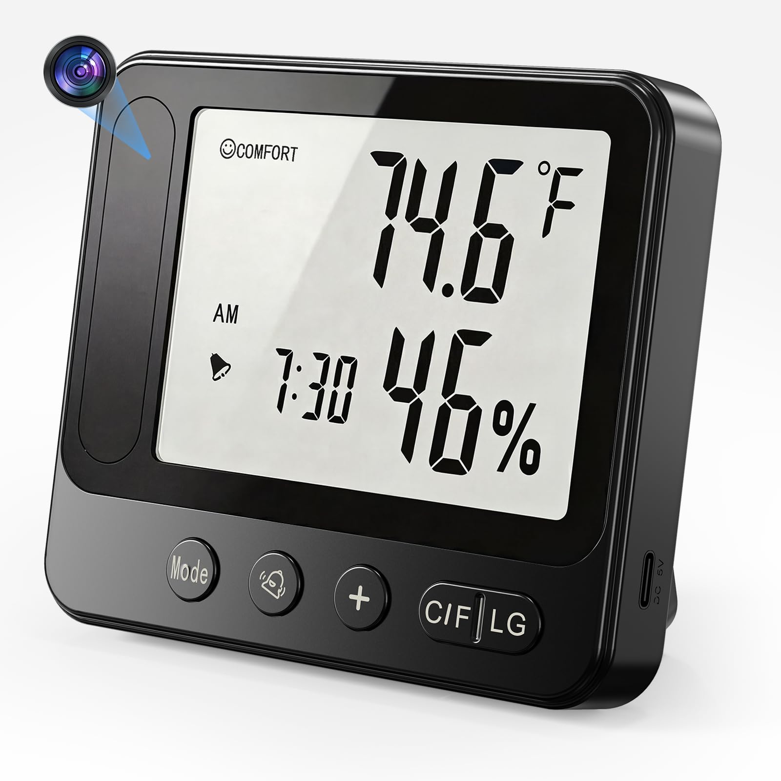 Photo 1 of JOOKACE Indoor WiFi Camera with Temperature & Humidity Monitor