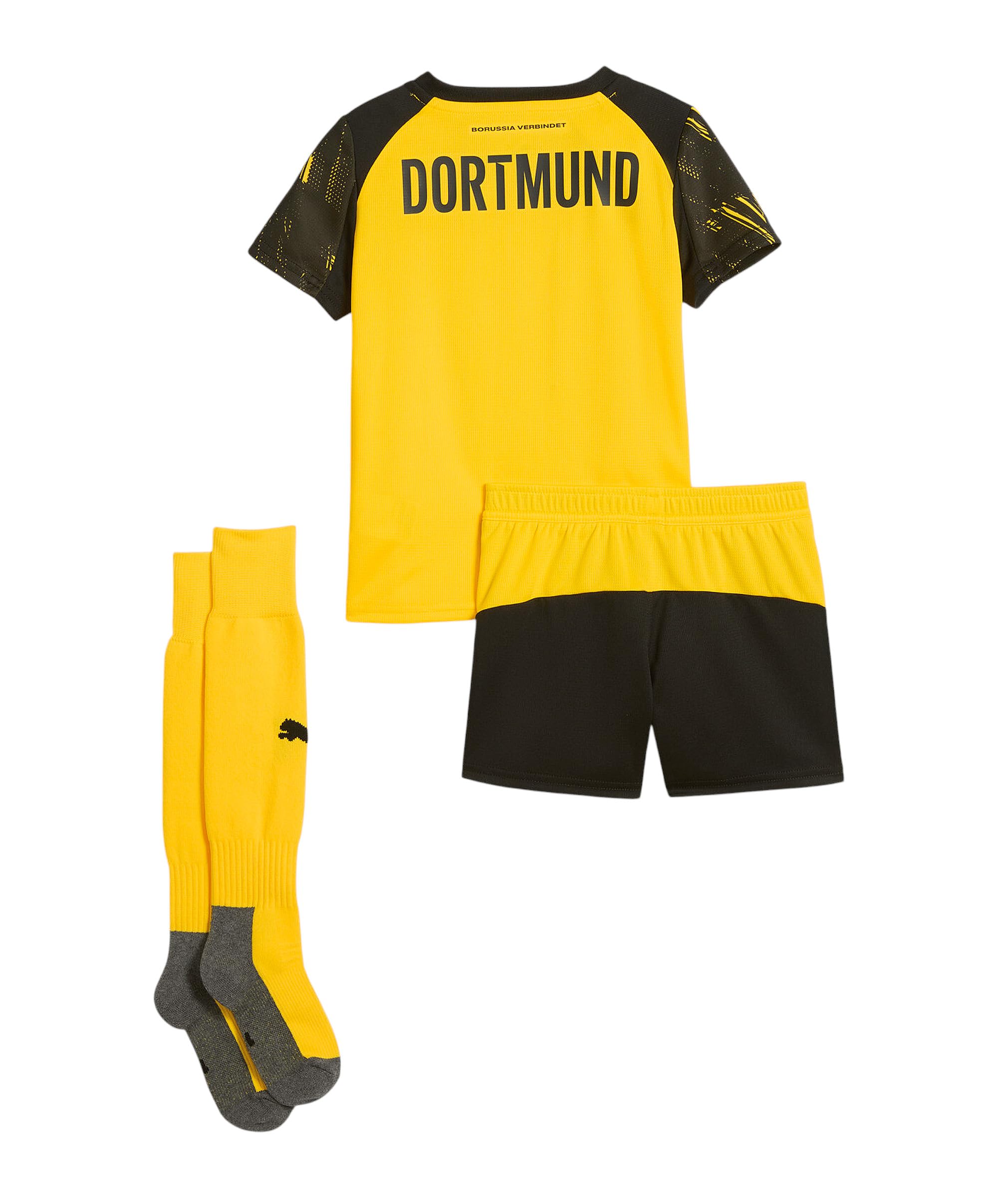 PUMA Borussia Dortmund Trikot Set Home Kids Kinder