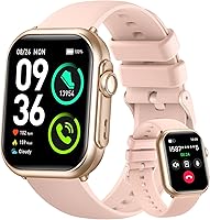 SANORUM Fitness Tracker for Women Men: 30-Day Battery, Heart Rate SpO2 Blood Pressure Sleep Monitor, Calls, 120+ Sports 5ATM Smartwatch iPhone Android