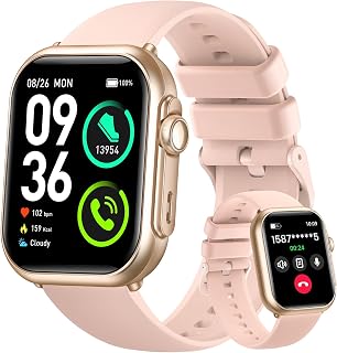Health & Fitness Trackers for Women Men: 30 Day Battery Life Activity Tracker with Answer/Make Call Blood Pressure SpO2 Sleep Heart Rate Monitor 120+ Sports 5ATM Smart Watch for iPhone Android Reloj