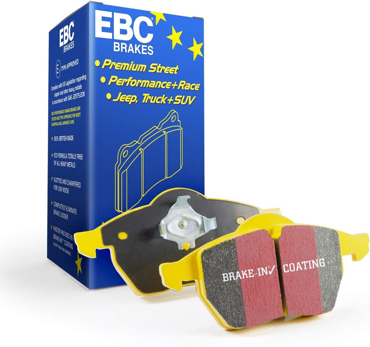 EBCBrakes DP41308R Yellowstuff Street and Track Brake Pad
