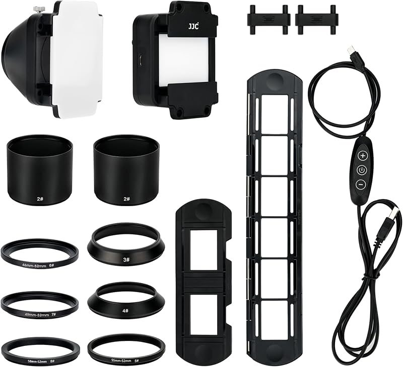 JJC 35mm Negatív Szkenner LED Megvilágítással és Dia Tartóval