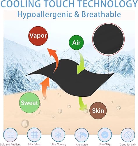 Miniatura 6 de KEEPMOV Almohadas cervicales de espuma viscoelástica almohadas de apoyo para el cuello para dormir - Almohada para dormir de lado para dolor de