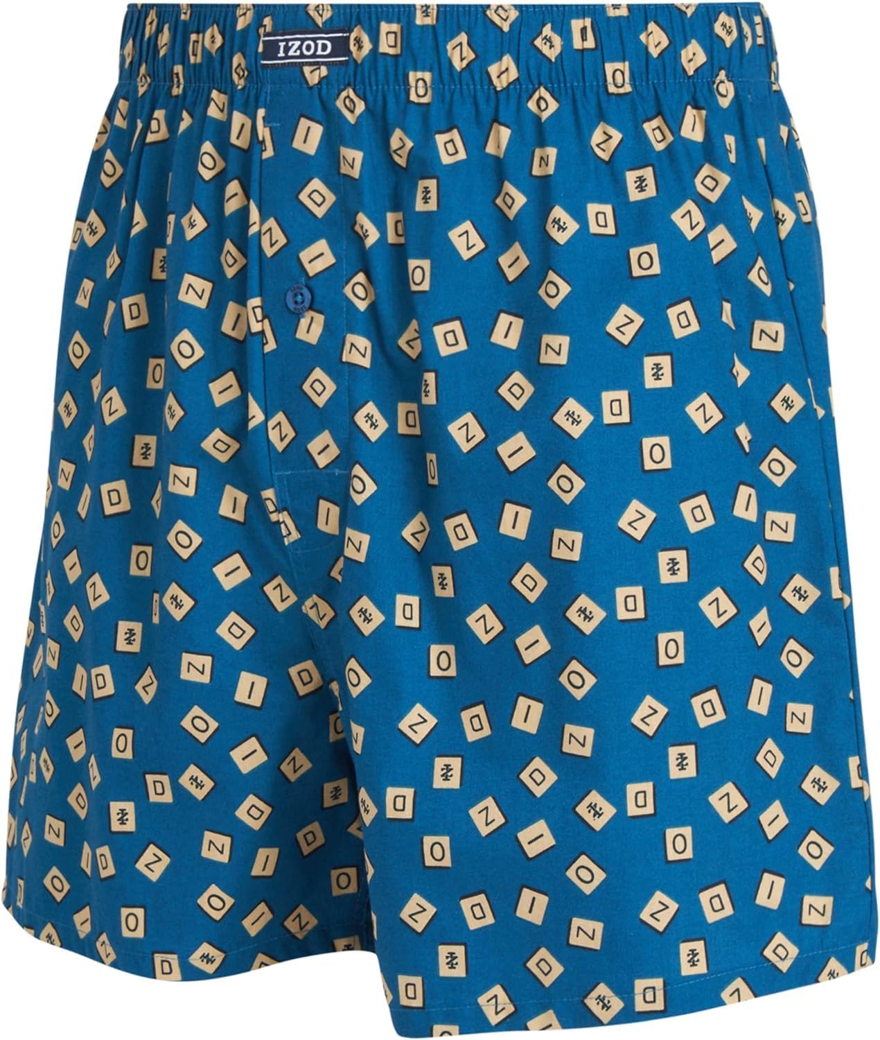 IZOD Mens Boxer Shorts - 6 Pack Breathable Cotton Woven 4" Inseam Boxers for Men - Loose Fit Mens Underwear with Button Fly - Image 6