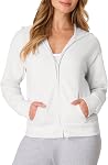 Hanes Womens Hoodie, EcoSmart Fleece Full-Zip Hoodie, Zip-up Hooded Sweatshirt for WomenJacket
