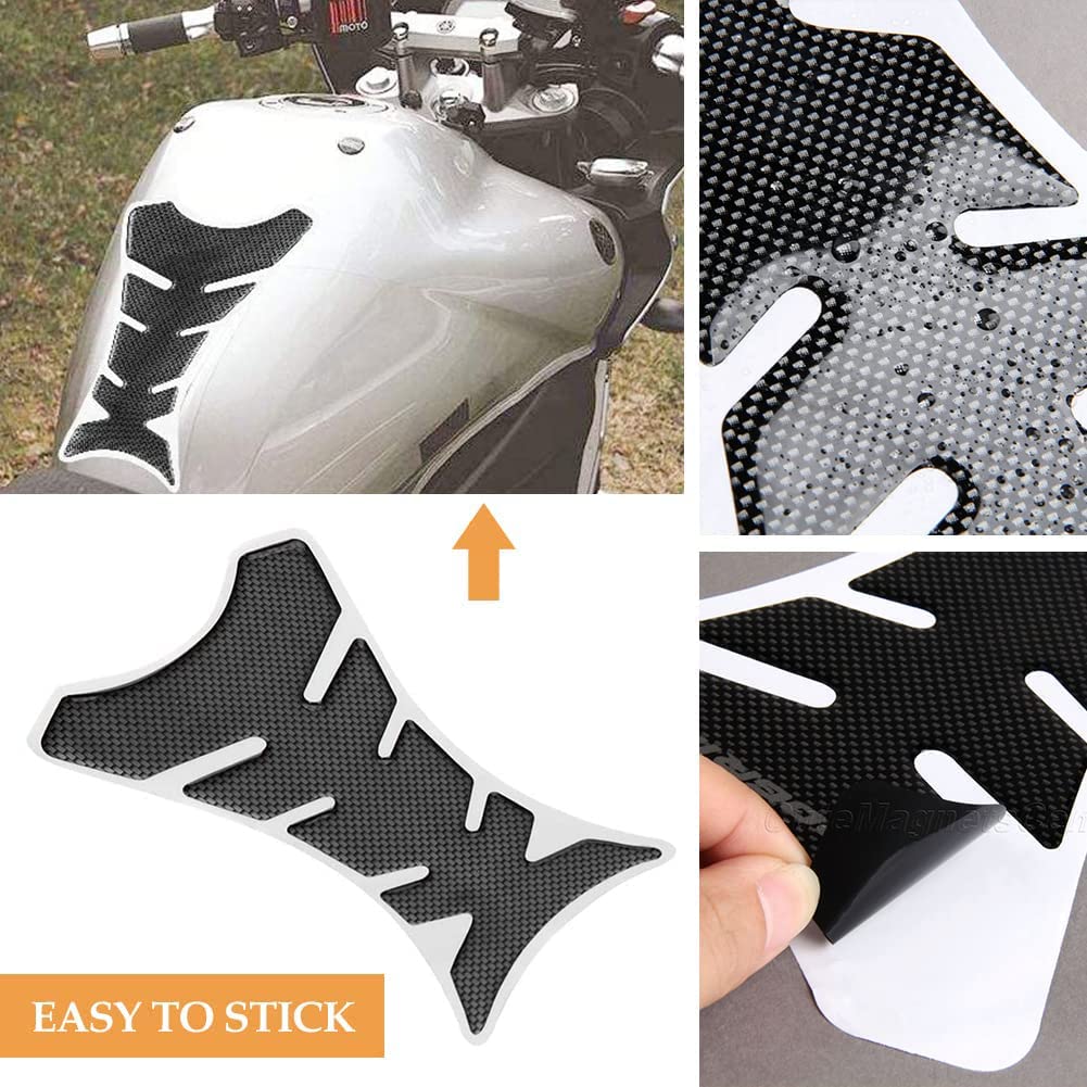 2 Stück Motorrad Tank Pad - Anti Rutsch Traktionspad Für Bessere Kontrolle