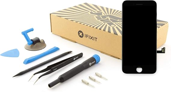 iFixit Screen Compatible with iPhone 7 - Repair Kit - Black