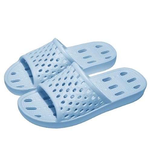 WOTTE Shower Sandals Women Quick Drying Bath Slippers Non Slip Dorm Shoes