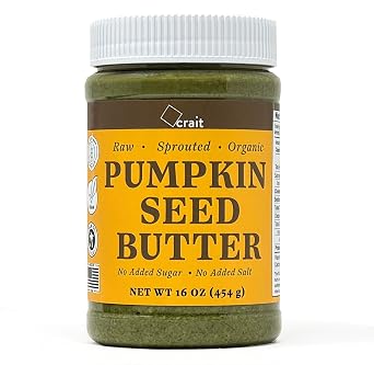 crait Organic Raw Sprouted Pumpkin Seed Butter 16 Ounce