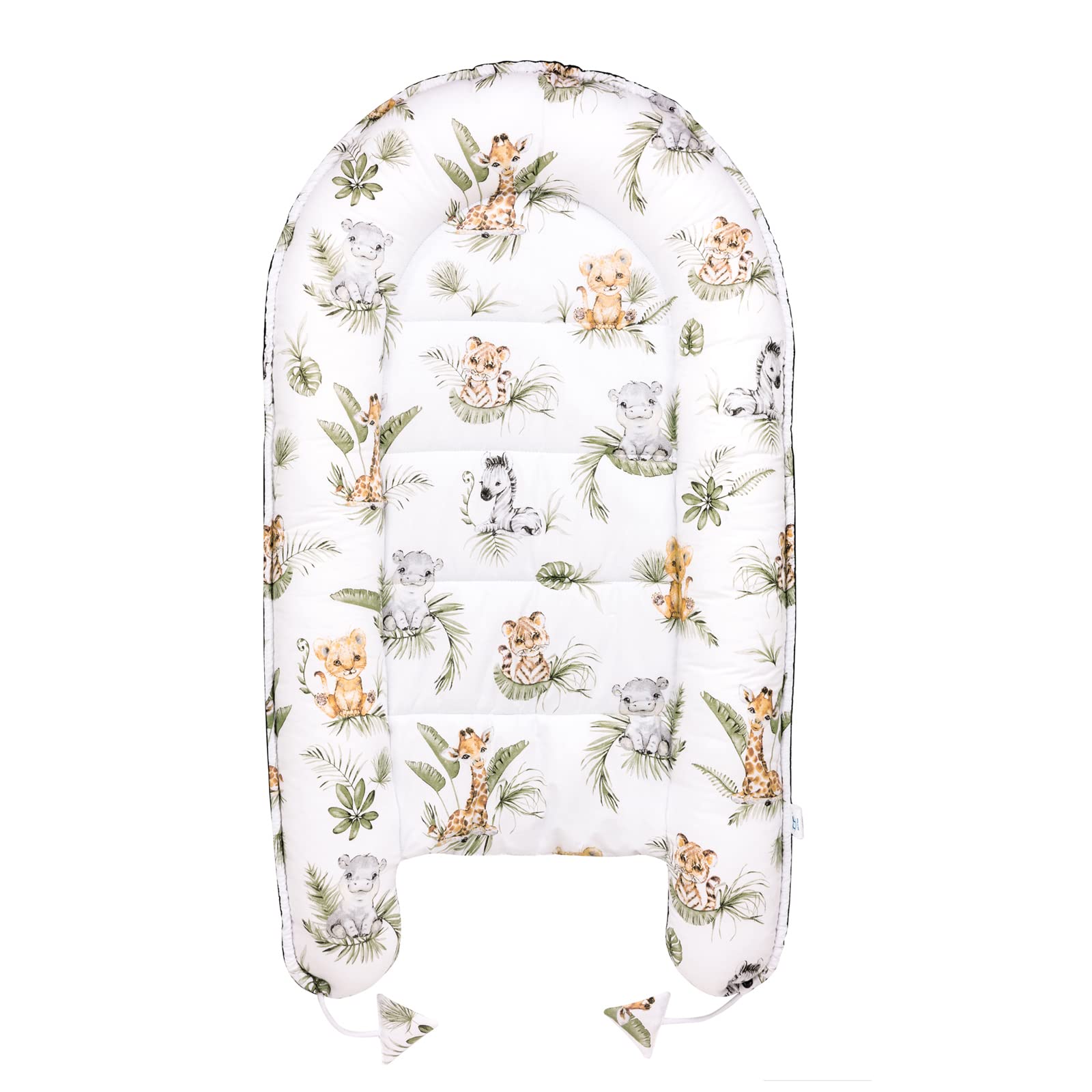 Pepi - Cocon Bebe - Nid Bebe - Reducteur de lit Bebe - Baby Nest - Nid Pour Bébé - Cocoon - Réducteur lit Bébé - 100% Coton - Afrimals mit Velvet