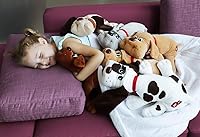 Vista 5 de Basic Fun Pound Puppies - Peluche clásico de animal de peluche - Gran regalo para niñas y niños - 43 cm - Beige