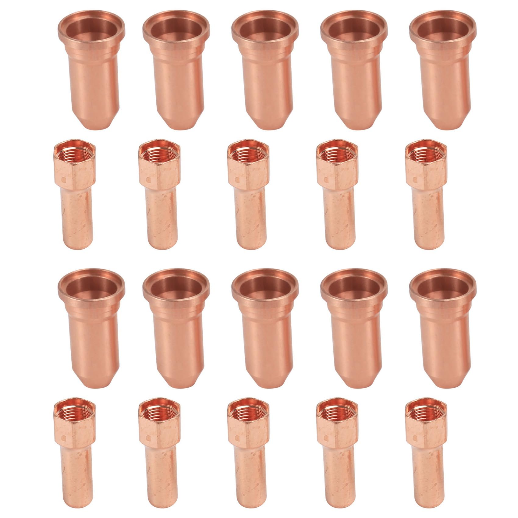 Ctrlzs 10Pcs 52556 Electrode And 10Pcs 51248 Nozzle Tip For Pt-100 Pt100-100 -100 Ipt100 Ptm100 Plasma Cutting Torch