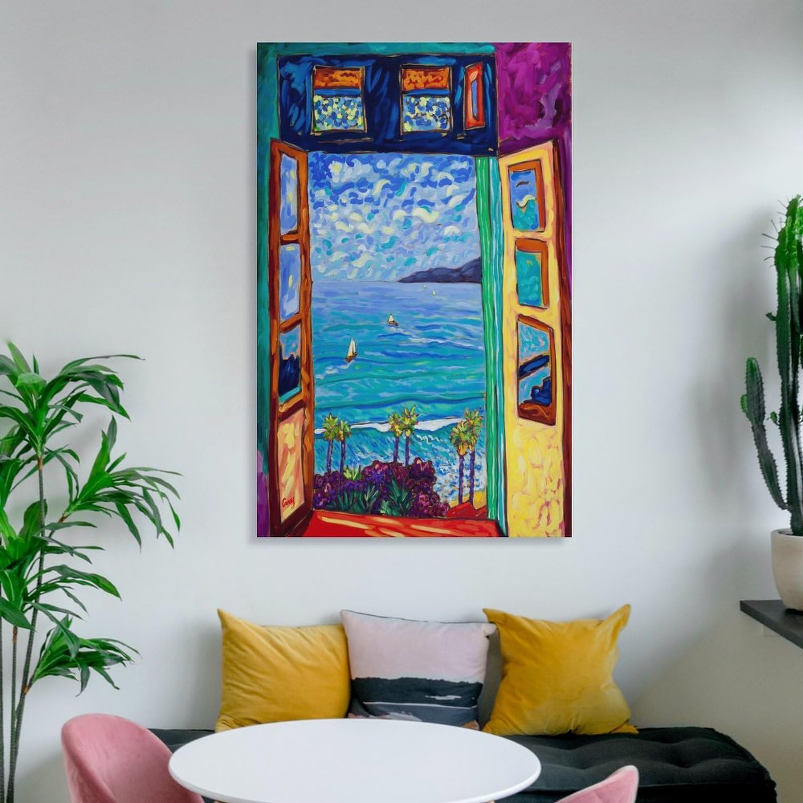 Amazon.co.jp: Henri Matisse アンリ・マティス「窓」 ポスター