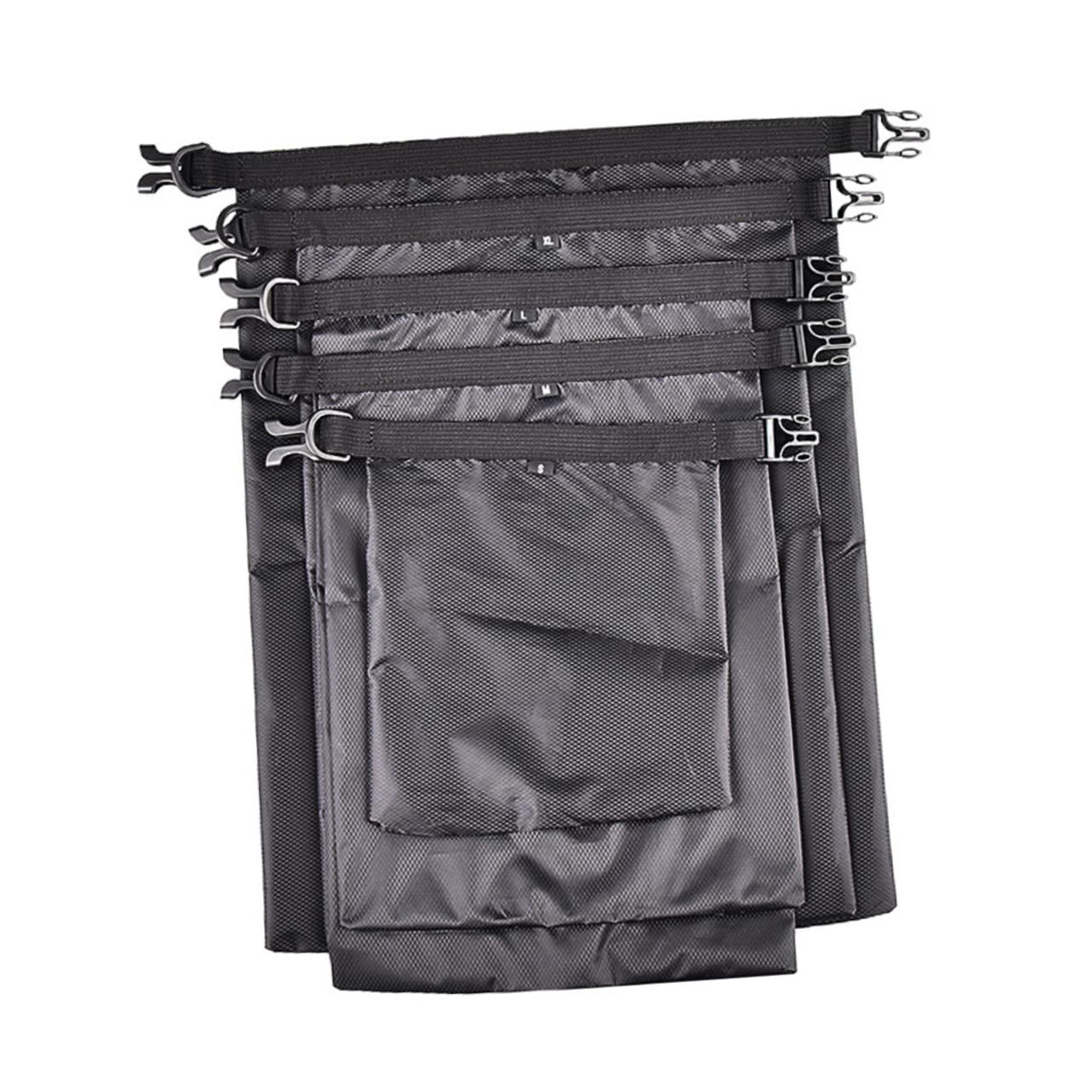 Sosoport 5PCS Drifting Bag Portable Outdoor Storage Pouches for Camping Boating Kayaking Rafting Black Valuables From Water