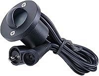 Vista 8 de Yescom Lámpara LED de 12 V, luz blanca cálida para escalera, impermeable, patio, camino, paisaje, paquete de 20