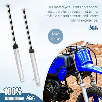 Wai Danie Motorcycles Front Forks Shock Suspension Absorber Leg Compatible with Yamaha PW50 PY50 PEEWEE 50cc PW PY 50 Kids Bike Pit Dirt Bike