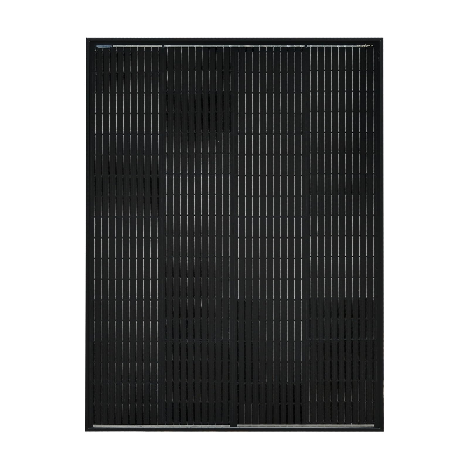 enjoy solar® Modulo Solare Monocristallino Bifacciale 150W 12V, celle 182 mm – ideale per impianto balcone, casetta da giardino, carport, tetti di garage