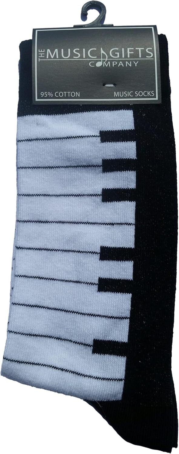 Piano Keys Keyboard Socks for Composer / Musician / Choir (Size 6 11) Amazon.ca Clothing