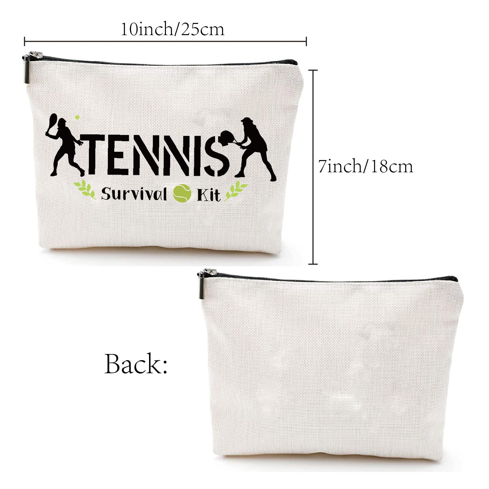 Tennis Gift Sport Rits Pouch Tennis Meisjes Gift Tennis Meisje Als Een Normaal Meisje Maar Koeler Cosmetische Tas Gift Voor Tennis Player, U.tennis Meisje