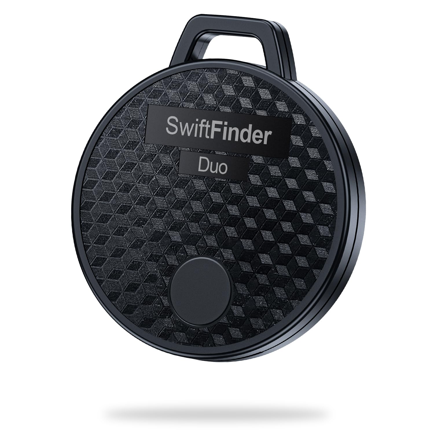 SwiftFinder Bluetooth Tracker Tag Works with Apple Find My (iOS Only), Keys Finder and Item Locator for Backpack, Keys, Luggage, Up to 350 ft Range, Replaceable Battery, Water-Resistant, 1 Pack