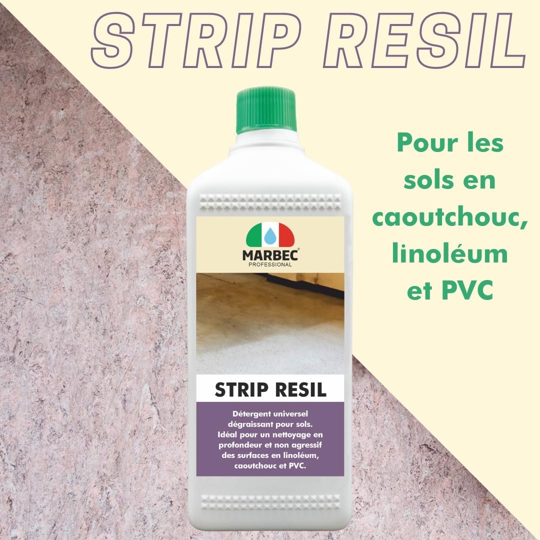 MARBEC STRIP RESIL 1LTX6Pcs Nettoyant décapant universel pour sols