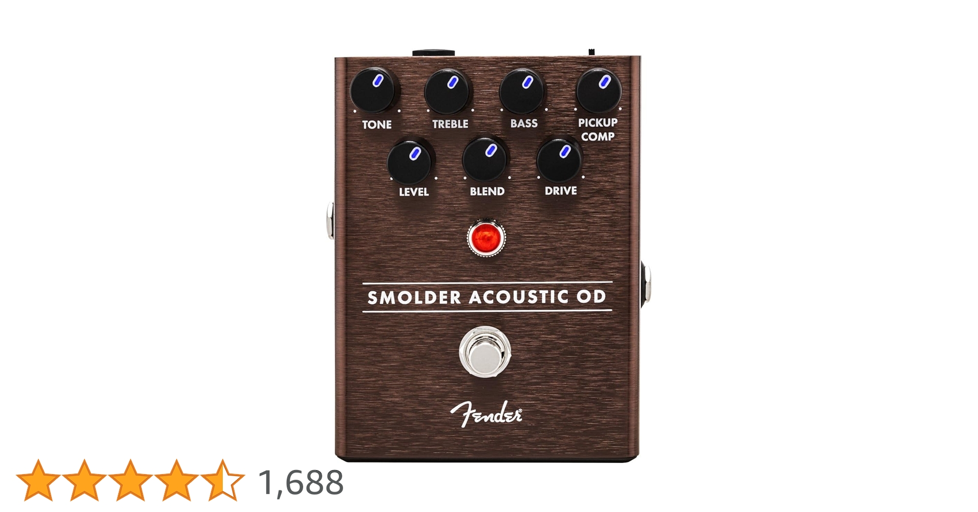 Amazon | Fender エフェクター Smolder Acoustic Overdrive | ワウ