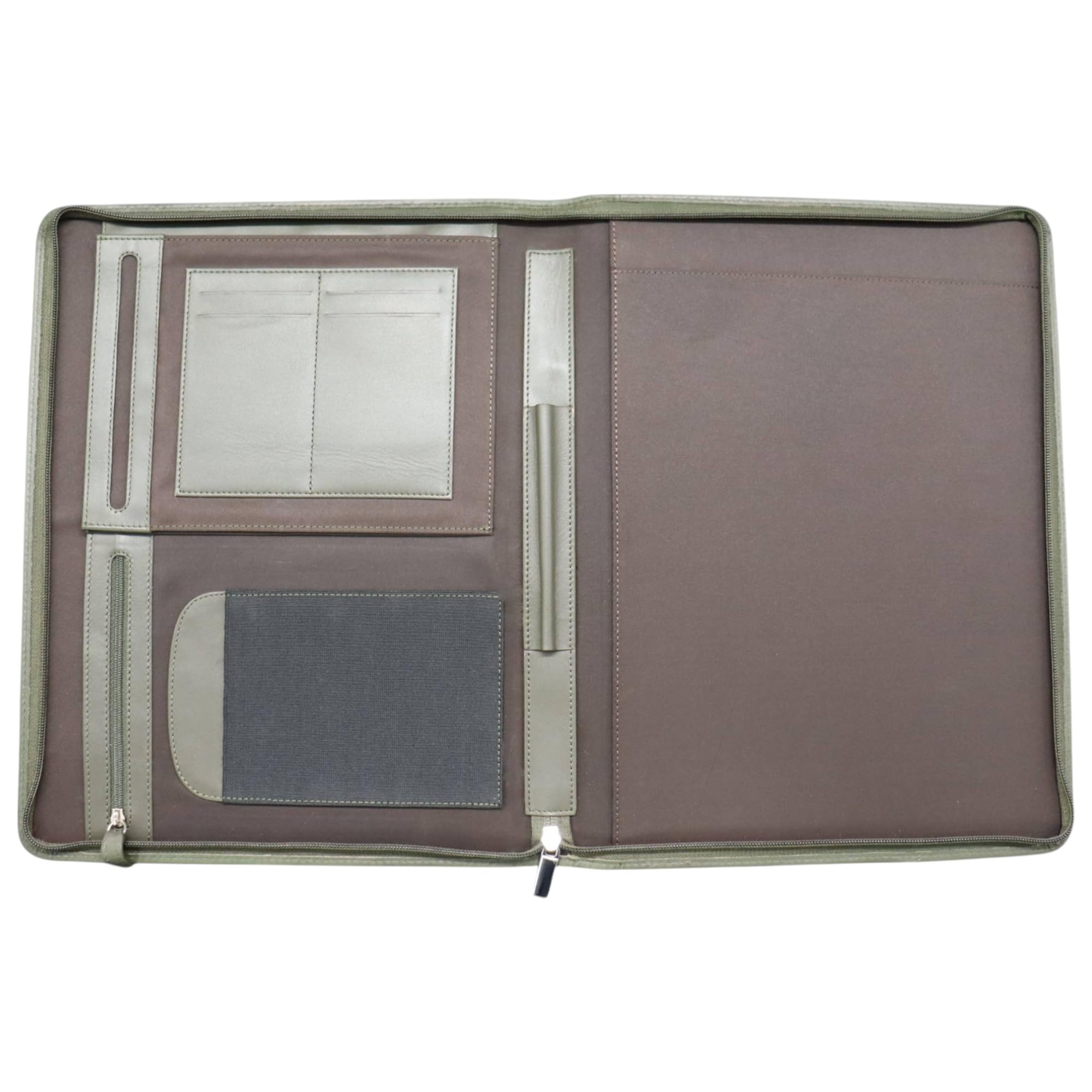 Cartella portadocumenti A4, in pelle, con chiusura lampo, formato A4, raccoglitore per conferenze, cartellina di lavoro, cartellina da lavoro, cartellina per documenti, documenti, documenti, formato